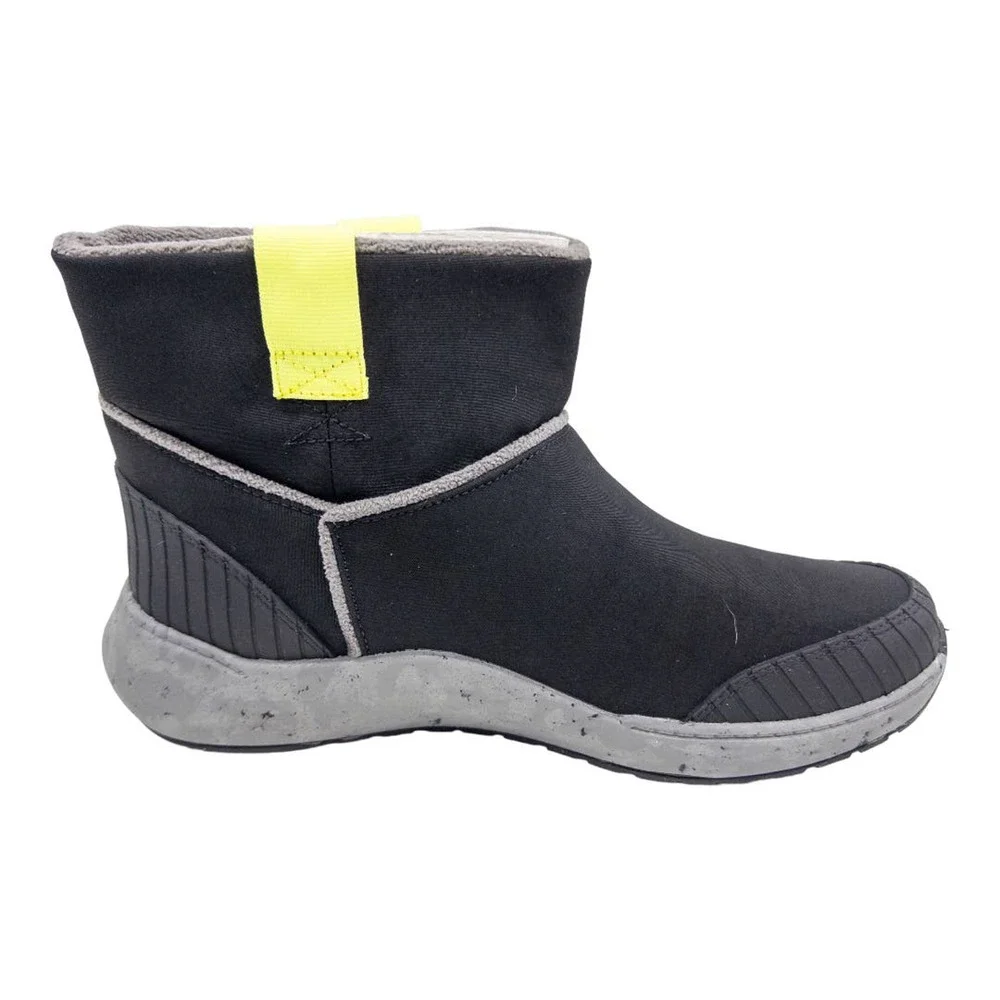 Dr. Scholl's Black Home Slip On Winter Ankle Boots Women's size 9